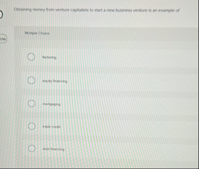 Obtaining money from venture capitalists to start