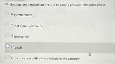 Wholesalers and retailers may refuse to carry a