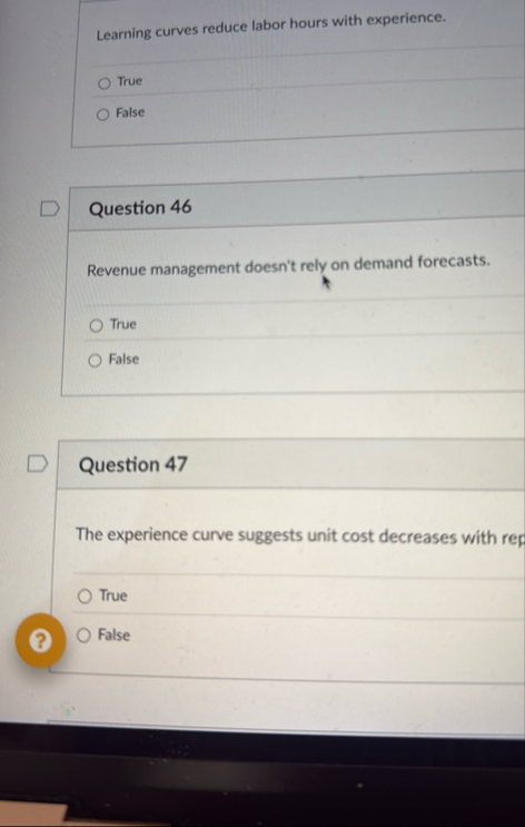 Learning curves reduce labor hours with