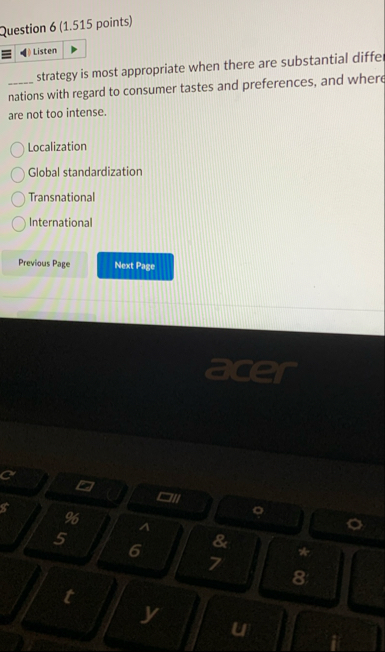 Question 6 ( 1 . 5 1 5 points ) Listen q ,