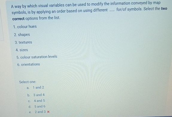 A way by which visual variables can be used to