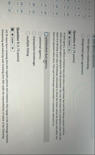 dual agency relationship. designated agent