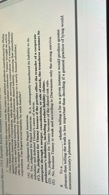 Thmmy alleged that his exposure over the years to