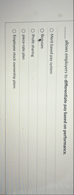 q , allows employers to differentiate pay based