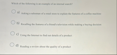 Which of the following is an example of an