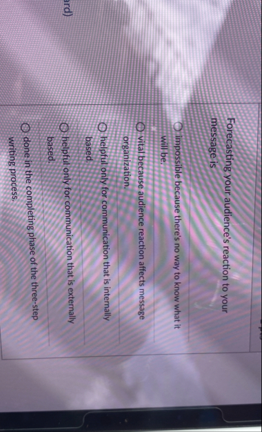 Forecasting your audience's reaction to your