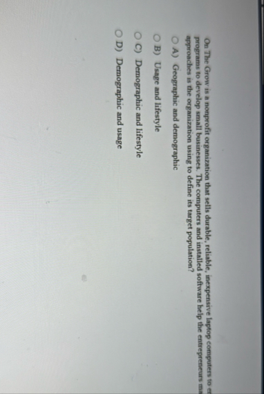 On The Grow is a nonprofit organization that