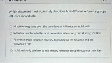 Which statement most accurately describes how