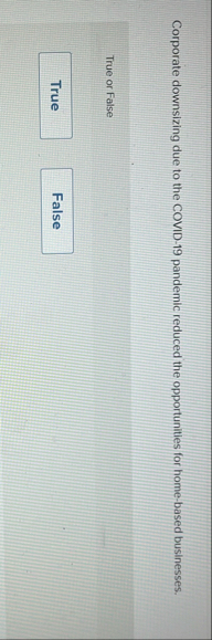 Corporate downsizing due to the COVID - 1 9