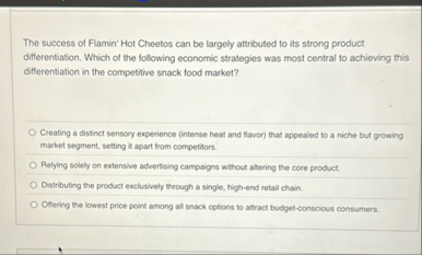 The success of Flamin' Hot Cheetos can be largely