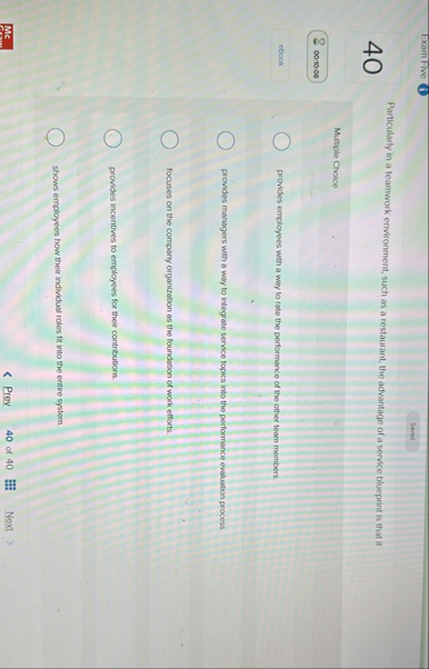Exam Flue ( i ) 4 0 Particularly in a teamwork