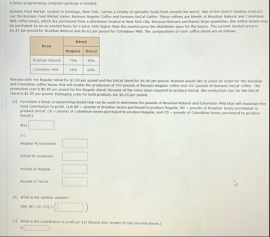 A linear preprarrwang cempaner package is reeded.
