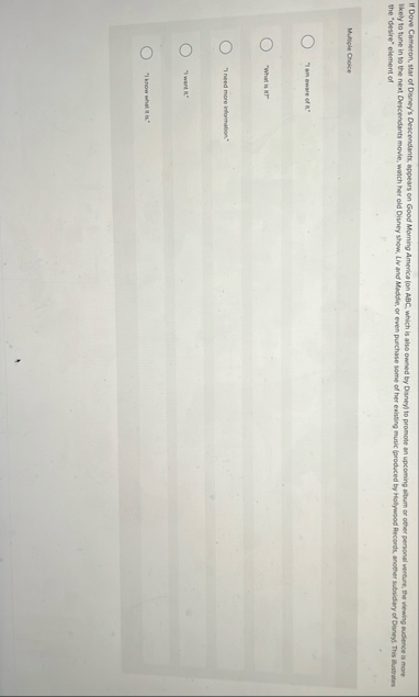 If Dove Cameron, star of Disney's Descendants,