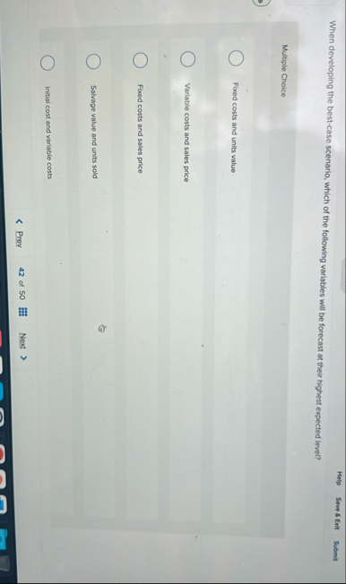 Help Strve 8 Exit When developing the best - case