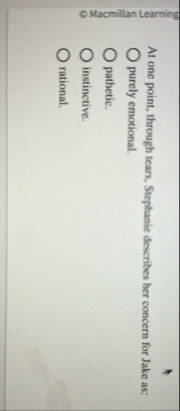 At one point, through tears, Stephanic describes