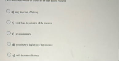 Government resunctions on the taile of an open -