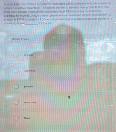 Procter & Gamble ( P&G ) is a consumer - packaged