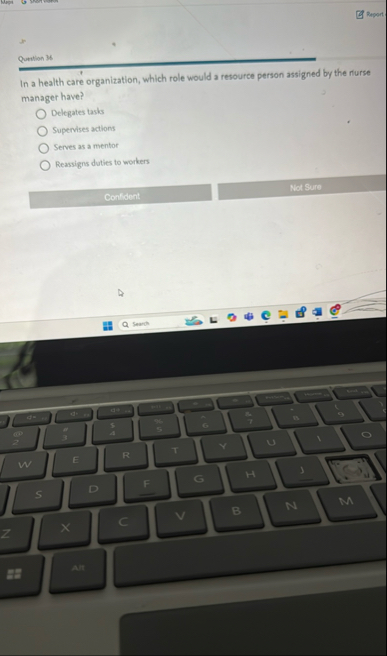 Question 3 4 In a health care organization, which