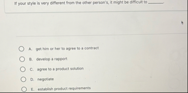 If your style is very different from the other