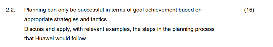 2 . 2 . Planning can only be successful in terms