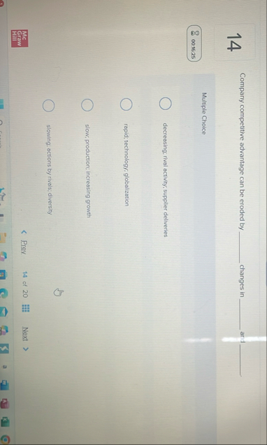 1 4 Company competitive advantage can be eroded