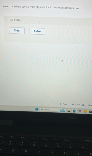 A court must have several types of jurisdiction