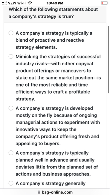 ! ! VZW Wi - Fi 1 0 : 4 9 PM Which of the