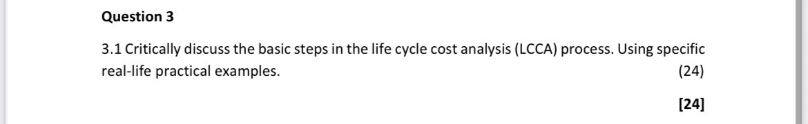 Question 3 3 . 1 Critically discuss the basic