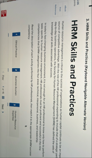 HRM Skills and Practices ( Keyboard Navigable