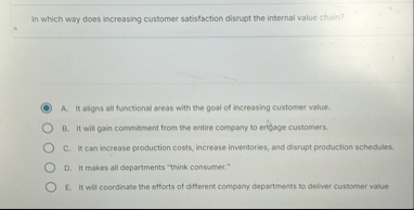 In which way does increasing customer