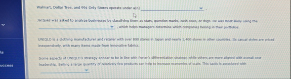 Walmart, Dollar Tree, and 9 9 % Only Stores