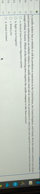 A candle maker has a website to sell its products