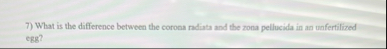 What is the difference between the corona radiata