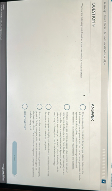 Learning: Ch 0 2 : Global E - business and