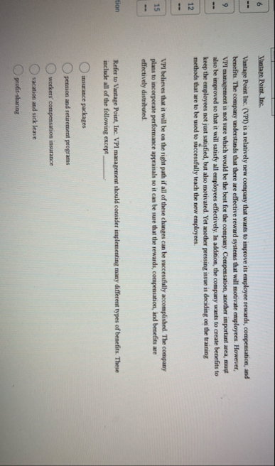 6 Vantage Point. Inc. Vantage Point Inc. ( VPI )