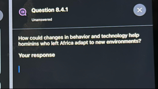 Question 8 . 4 . 1 Unanswered How could changes