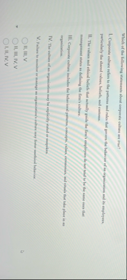 Which of the following statements about corporate