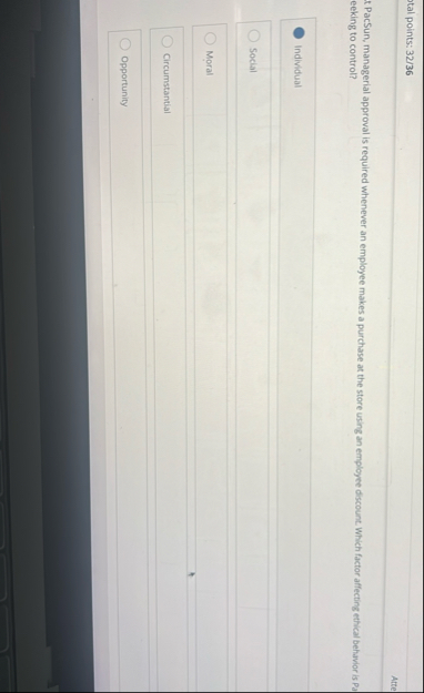 tal points: 3 2 3 6 t . PacSun, managerial