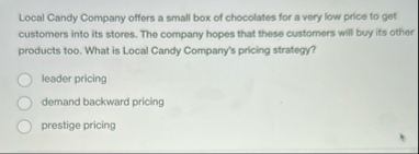 Local Candy Company offers a small box of