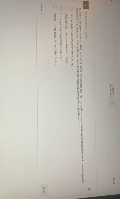 0 1 : 1 0 : 3 1 Next Time fiemaining 5 Multiple