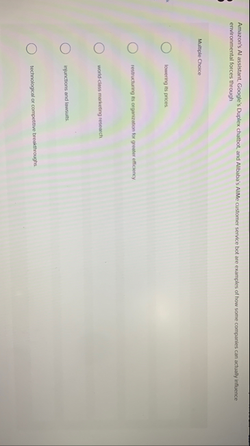 Amazon's AI assistant, Google's Duplex chatbot,