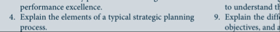 performance excellence. to understand th 4 .