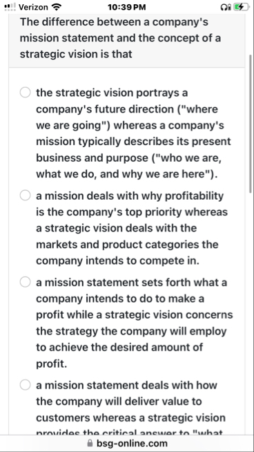 a ! ! Verizon 1 0 : 3 9 PM The difference between