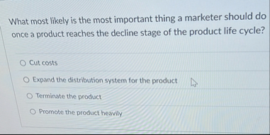 What most likely is the most important thing a