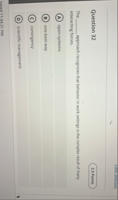Question 3 2 The approach recognizes that