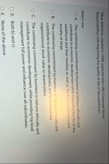 What definition, created in 1 9 9 8 , explicitly