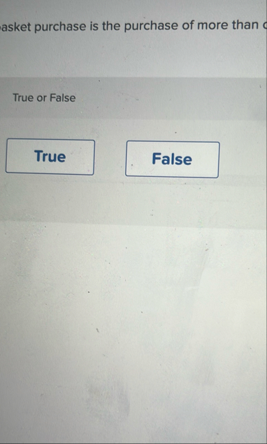 asket purchase is the purchase of more than True