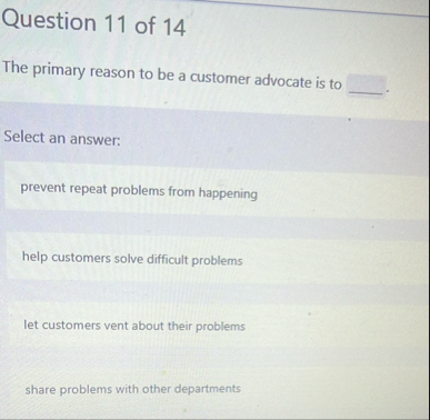 Question 1 1 of 1 4 The primary reason to be a