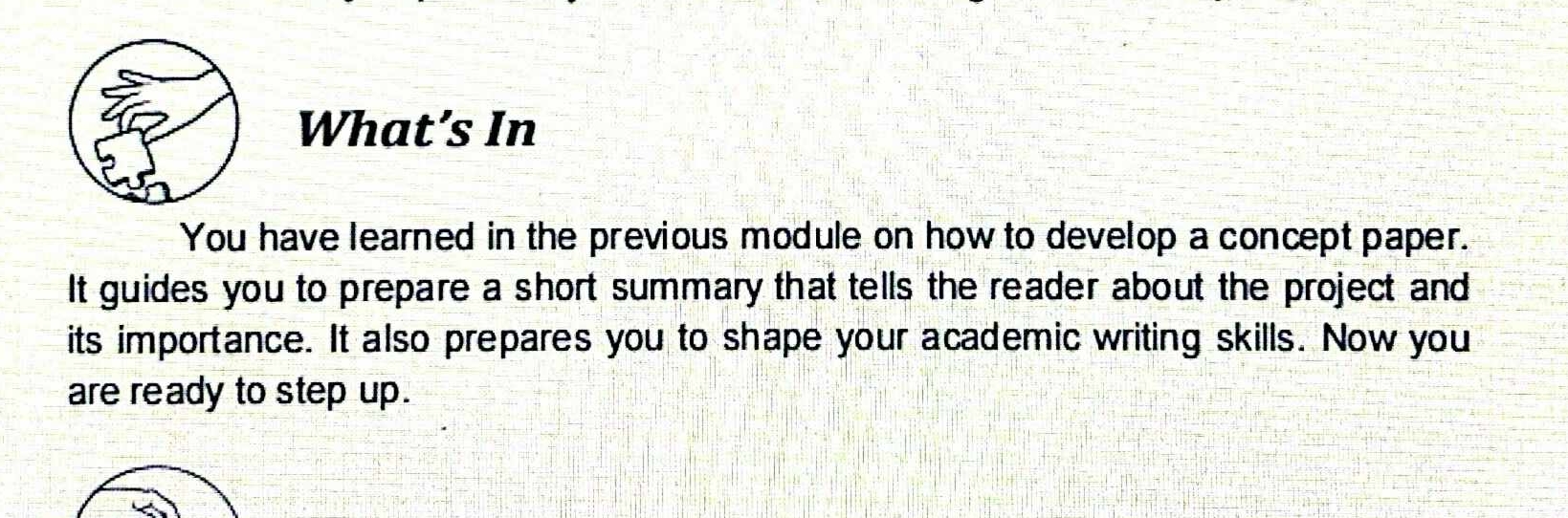 Answer it &) What's In You have learned in the