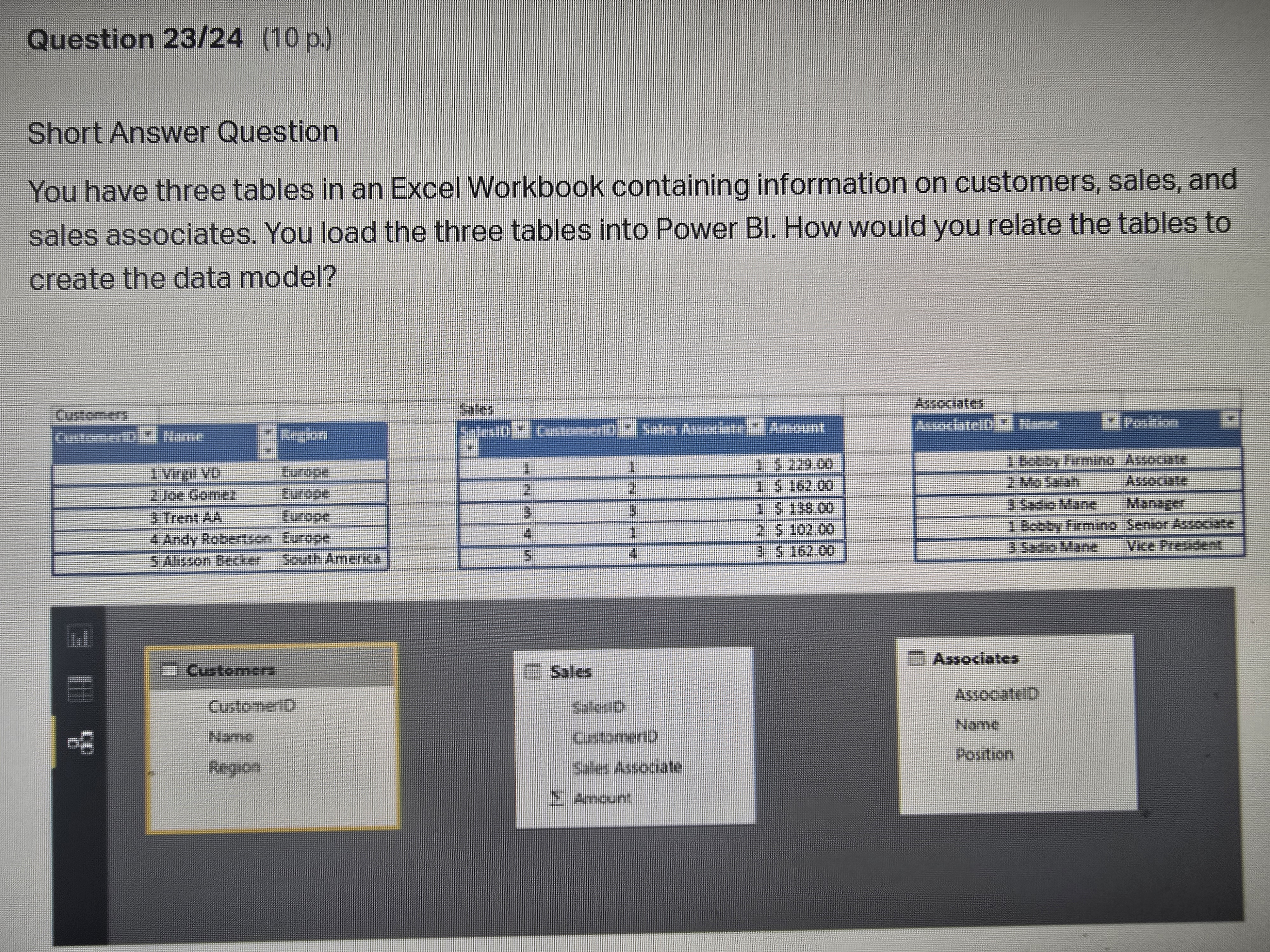 The following sheet has had conditional